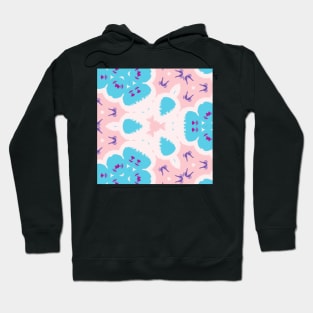 Kaleidoscope Unicorn Lines Pattern Hoodie